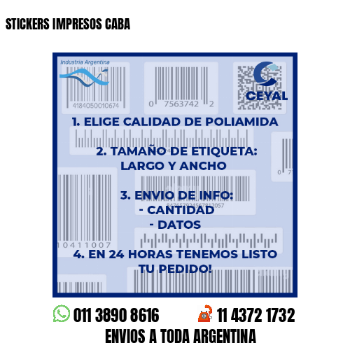 STICKERS IMPRESOS CABA