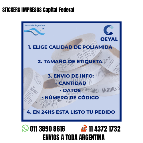 STICKERS IMPRESOS Capital Federal