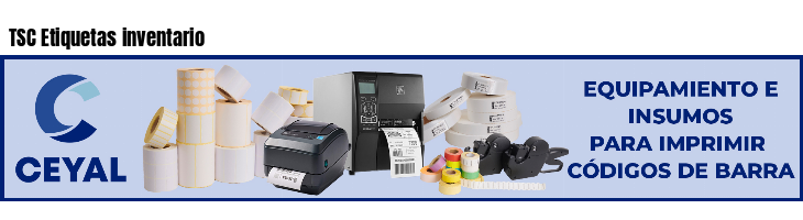 TSC Etiquetas inventario