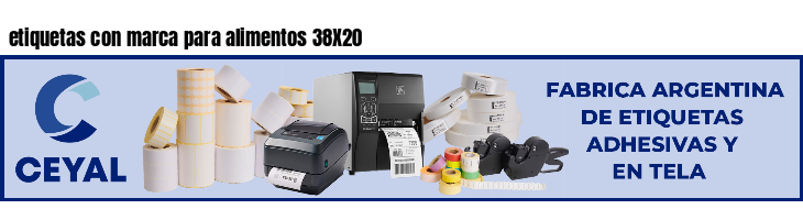 etiquetas con marca para alimentos 38X20