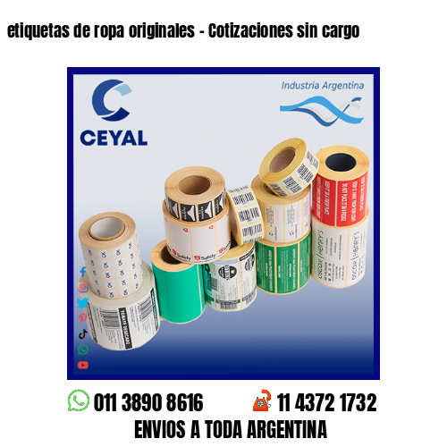 etiquetas de ropa originales – Cotizaciones sin cargo