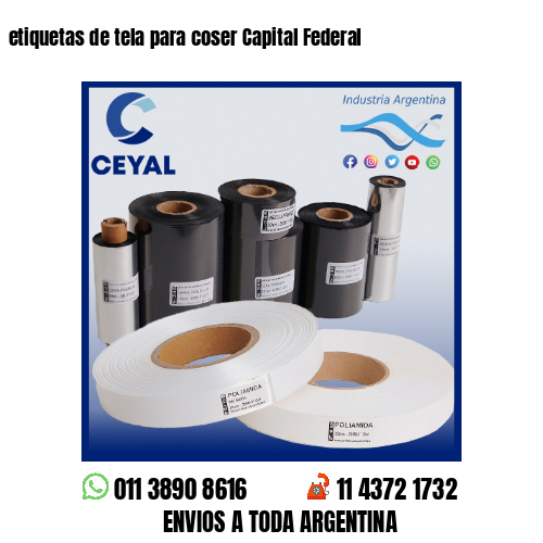 etiquetas de tela para coser Capital Federal