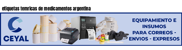 etiquetas temricas de medicamentos argentina