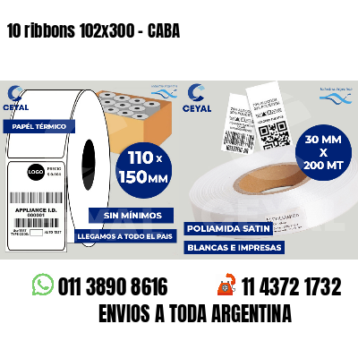 10 ribbons 102x300 - CABA