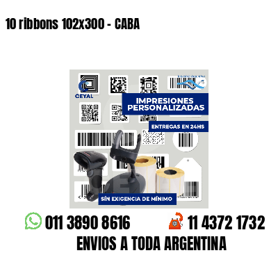 10 ribbons 102x300 - CABA