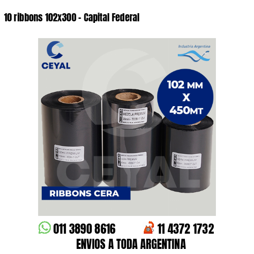 10 ribbons 102×300 – Capital Federal