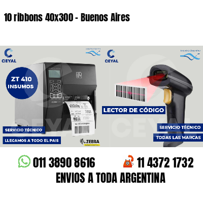 10 ribbons 40x300 - Buenos Aires