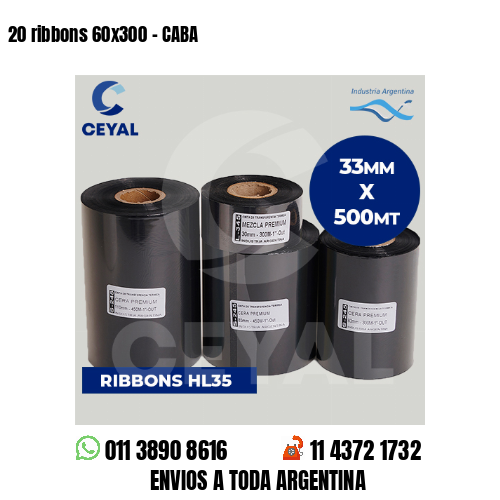 20 ribbons 60×300 – CABA