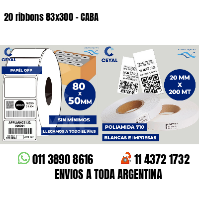 20 ribbons 83x300 - CABA