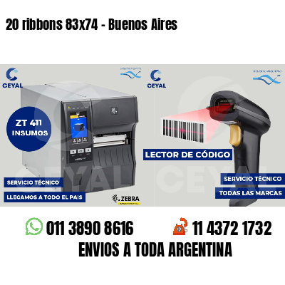 20 ribbons 83x74 - Buenos Aires