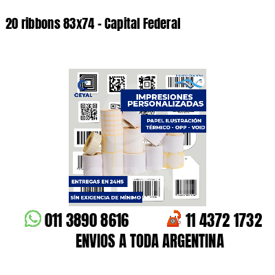 20 ribbons 83x74 - Capital Federal