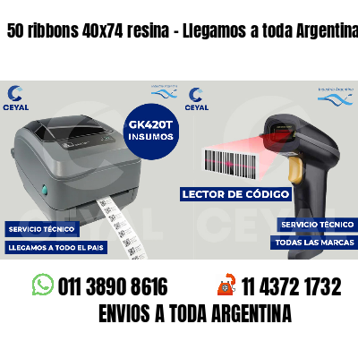 50 ribbons 40x74 resina - Llegamos a toda Argentina