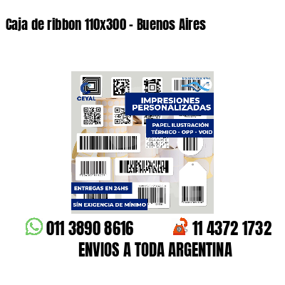 Caja de ribbon 110x300 - Buenos Aires