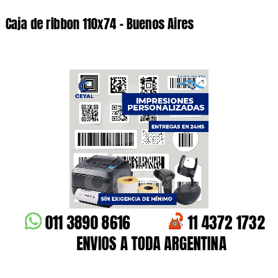 Caja de ribbon 110x74 - Buenos Aires