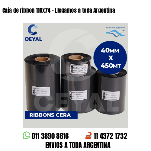 Caja de ribbon 110×74 – Llegamos a toda Argentina