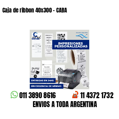 Caja de ribbon 40x300 - CABA