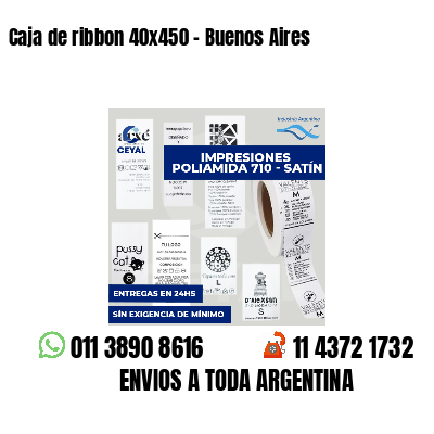 Caja de ribbon 40x450 - Buenos Aires