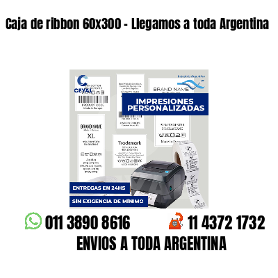 Caja de ribbon 60x300 - Llegamos a toda Argentina