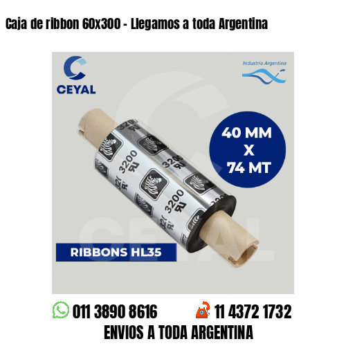 Caja de ribbon 60×300 – Llegamos a toda Argentina