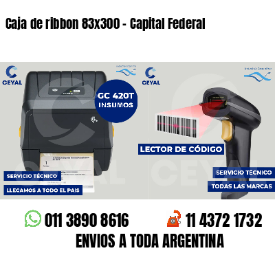 Caja de ribbon 83x300 - Capital Federal