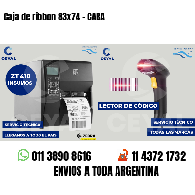 Caja de ribbon 83x74 - CABA