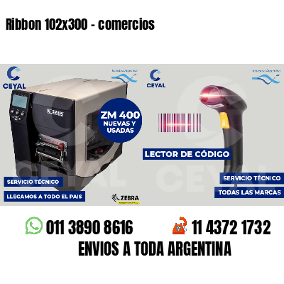 Ribbon 102x300 - comercios