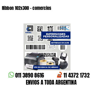 Ribbon 102x300 - comercios