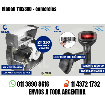 Ribbon 110x300 - comercios