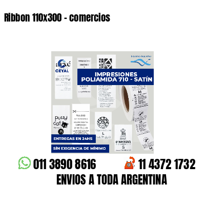 Ribbon 110x300 - comercios