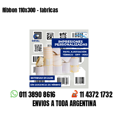 Ribbon 110x300 - fabricas