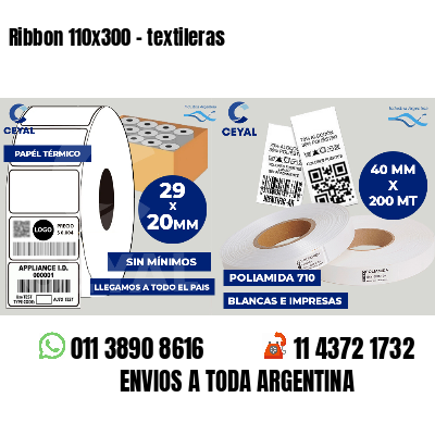 Ribbon 110x300 - textileras