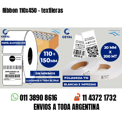 Ribbon 110x450 - textileras