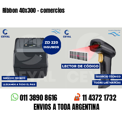 Ribbon 40x300 - comercios