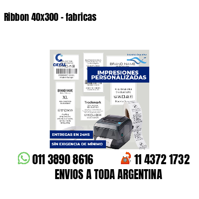 Ribbon 40x300 - fabricas