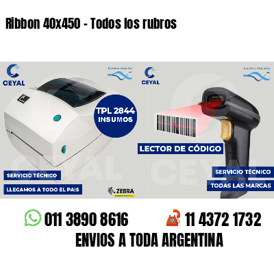 Ribbon 40x450 - Todos los rubros