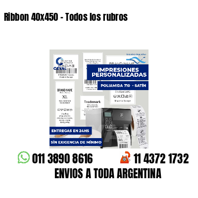 Ribbon 40x450 - Todos los rubros