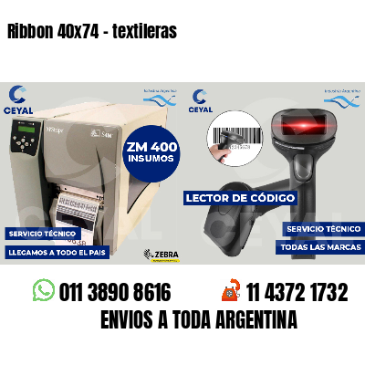 Ribbon 40x74 - textileras