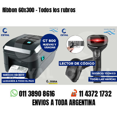 Ribbon 60x300 - Todos los rubros