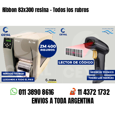 Ribbon 83x300 resina - Todos los rubros