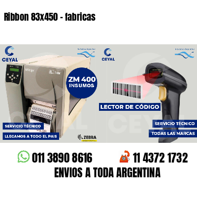 Ribbon 83x450 - fabricas