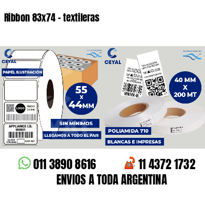 Ribbon 83x74 - textileras