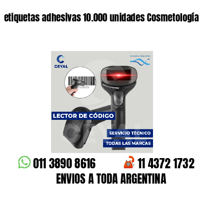 etiquetas adhesivas 10.000 unidades Cosmetología