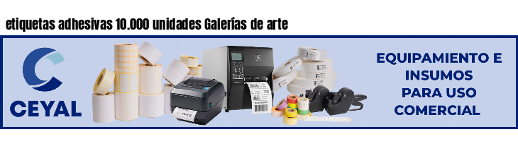 etiquetas adhesivas 10.000 unidades Galerías de arte