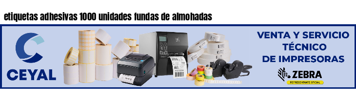 etiquetas adhesivas 1000 unidades fundas de almohadas