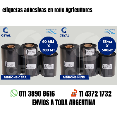 etiquetas adhesivas en rollo Agricultores