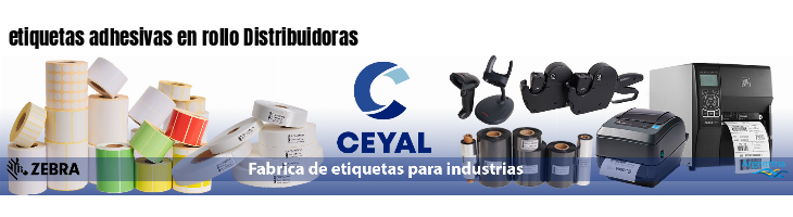 etiquetas adhesivas en rollo Distribuidoras