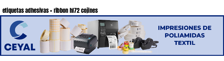 etiquetas adhesivas   ribbon hl72 cojines