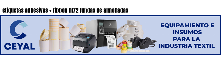 etiquetas adhesivas   ribbon hl72 fundas de almohadas