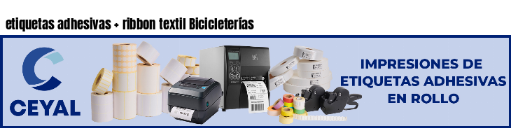 etiquetas adhesivas   ribbon textil Bicicleterías