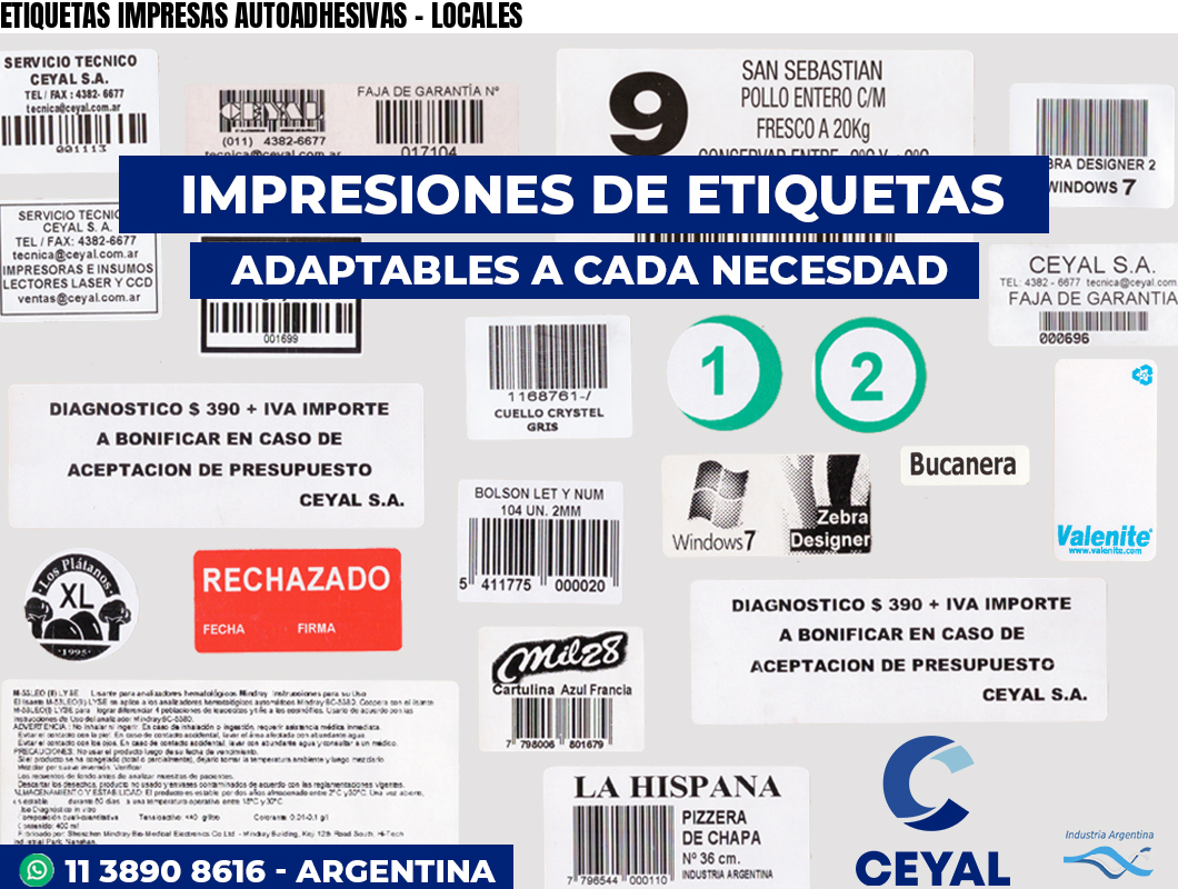 ETIQUETAS IMPRESAS AUTOADHESIVAS – LOCALES